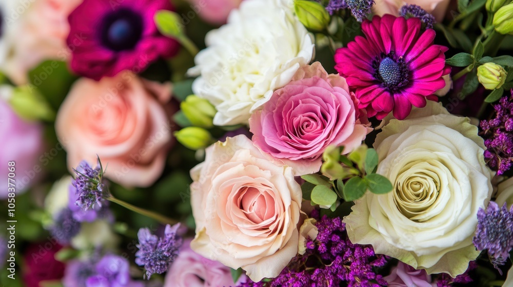 Obraz premium Vibrant Floral Bouquet