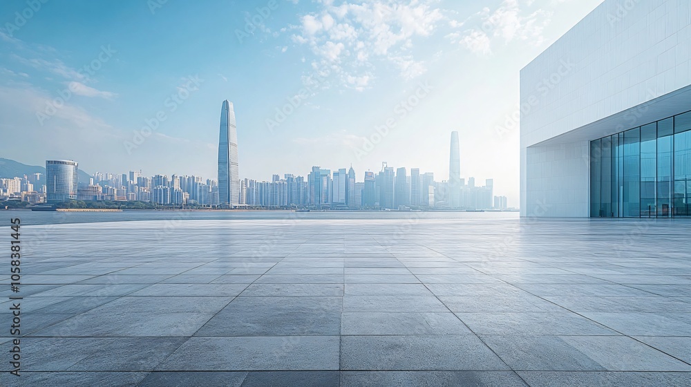 Opera House and Modern Architecture with City Skyline, Financial District, Urban Landscape, and Commercial Setting Opera House and Modern Architecture with City Skyline, Financial District, Urban Landscape, and Commercial Setting