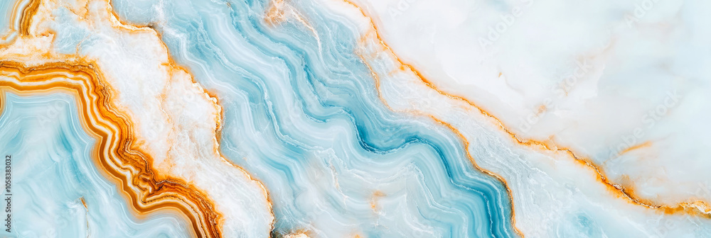 Luxurious Blue and Orange Marble Texture Background Luxurious Blue and Orange Marble Texture Background