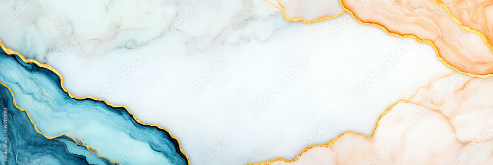 Obraz premium Luxurious Abstract Background with Flowing Colors