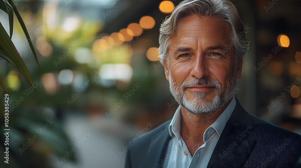 A joyful couple smiles while walking through a vibrant urban street, showcasing happiness and a lively city atmosphere