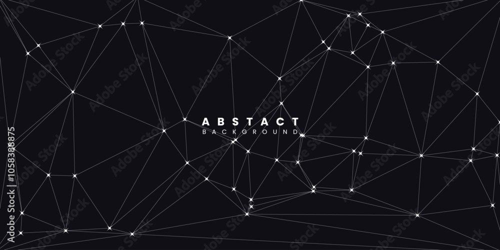 Abstract modern futuristic polygonal dark background design. Vector graphic wallpaper Abstract modern futuristic polygonal dark background design. Vector graphic wallpaper