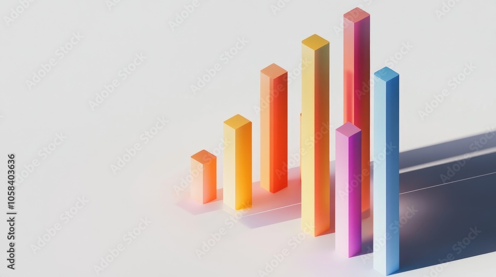 Colorful Data Visualization with 3D Bars Colorful Data Visualization with 3D Bars