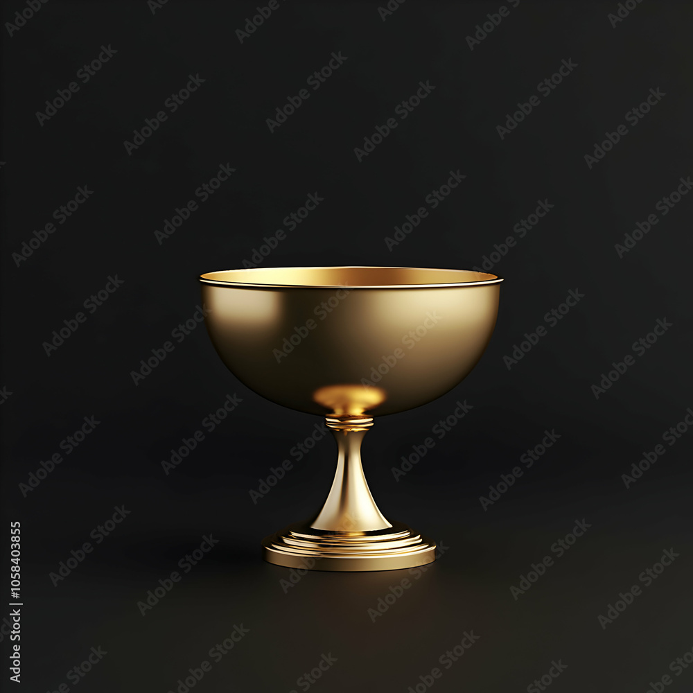 golden cup on black background golden cup on black background