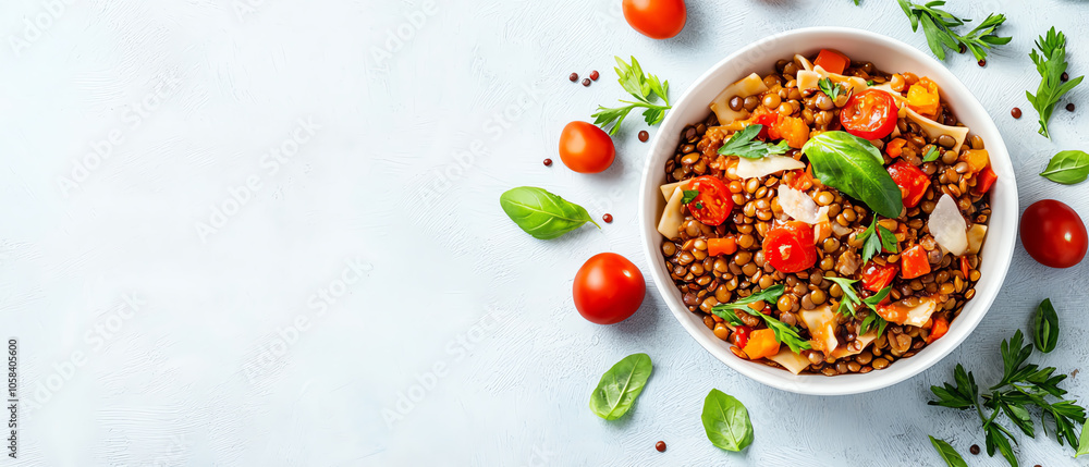 Delicious vegan lentil lasagna a nutritious twist on a classic dish with fresh ingredients Delicious vegan lentil lasagna a nutritious twist on a classic dish with fresh ingredients