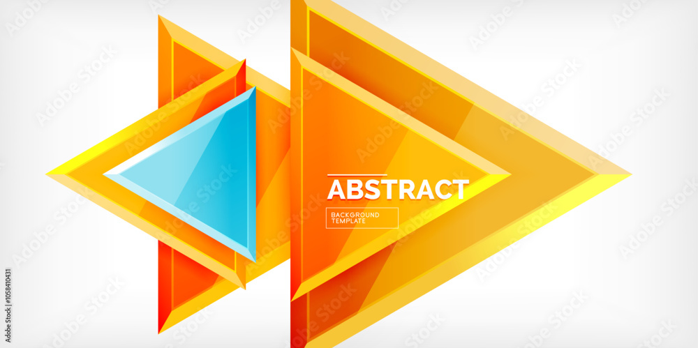 Triangle glass shapes geometric abstract background. Vector Illustration For Wallpaper, Banner, Background, Card, Book Illustration, landing page Triangle glass shapes geometric abstract background. Vector Illustration For Wallpaper, Banner, Background, Card, Book Illustration, landing page