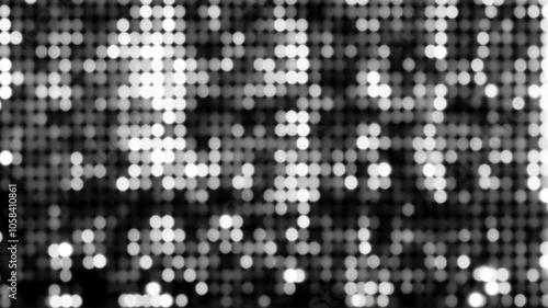 Silver. Glamour luxury background with sparkle glitter, glow light, bokeh effect. Looped holiday animation, endless festive footage for celebration, congratulation, party disco, sale, festival, gala.