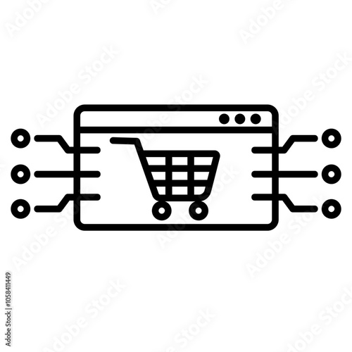E-commerce integration icon
