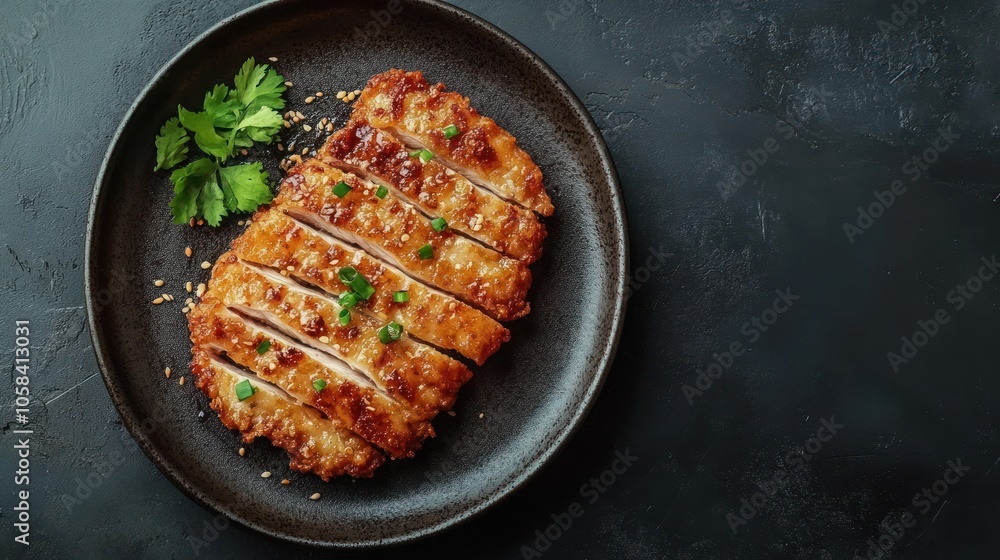 Delicious Fried Chicken with Sesame Seeds Delicious Fried Chicken with Sesame Seeds