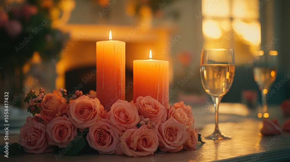 Elegant Dining Table Set for Romantic Dinner Elegant Dining Table Set for Romantic Dinner