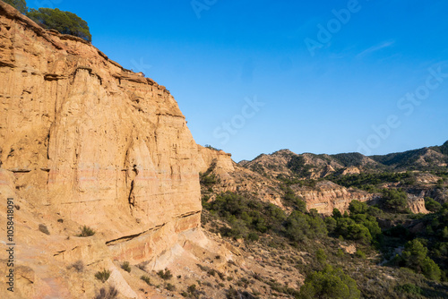 Monegros Desert or Desierto de los Monegros is a semi-desert in Aragón, northeastern Spain, spanning the provinces of Zaragoza and Huesca photo