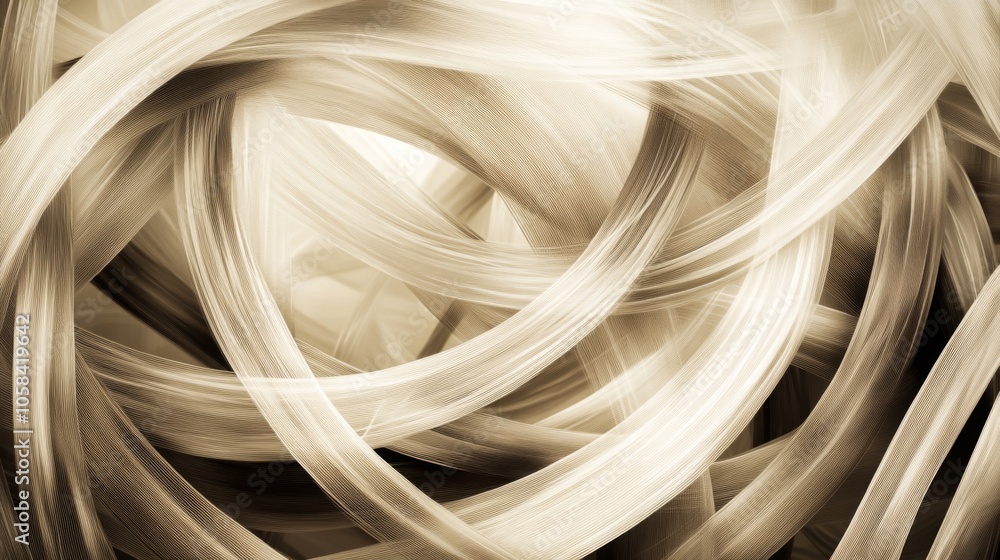 Smooth Abstract Flowing Lines in Soft Tones Smooth Abstract Flowing Lines in Soft Tones