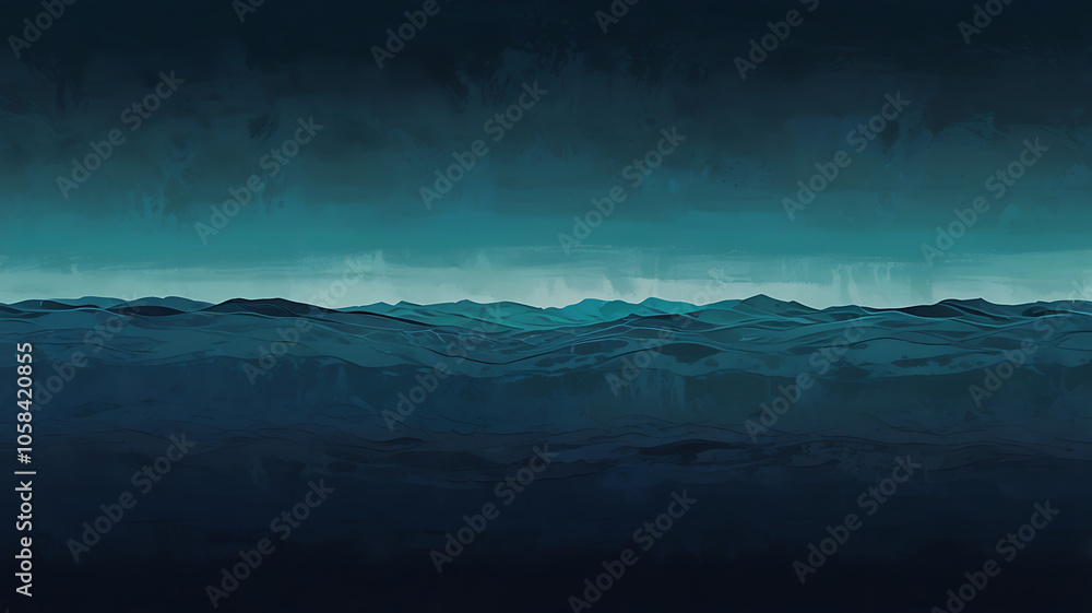 Naklejka premium time clouds over the mountains