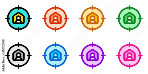 Editable remote work, headhunting, hiring vector icon. Remote work, job, profession, freelance. Part of a big icon set family. Perfect for web and app interfaces, presentations, infographics, etc