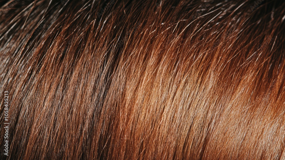 Fototapeta premium close-up of faded, dull, colored hair with copy space.