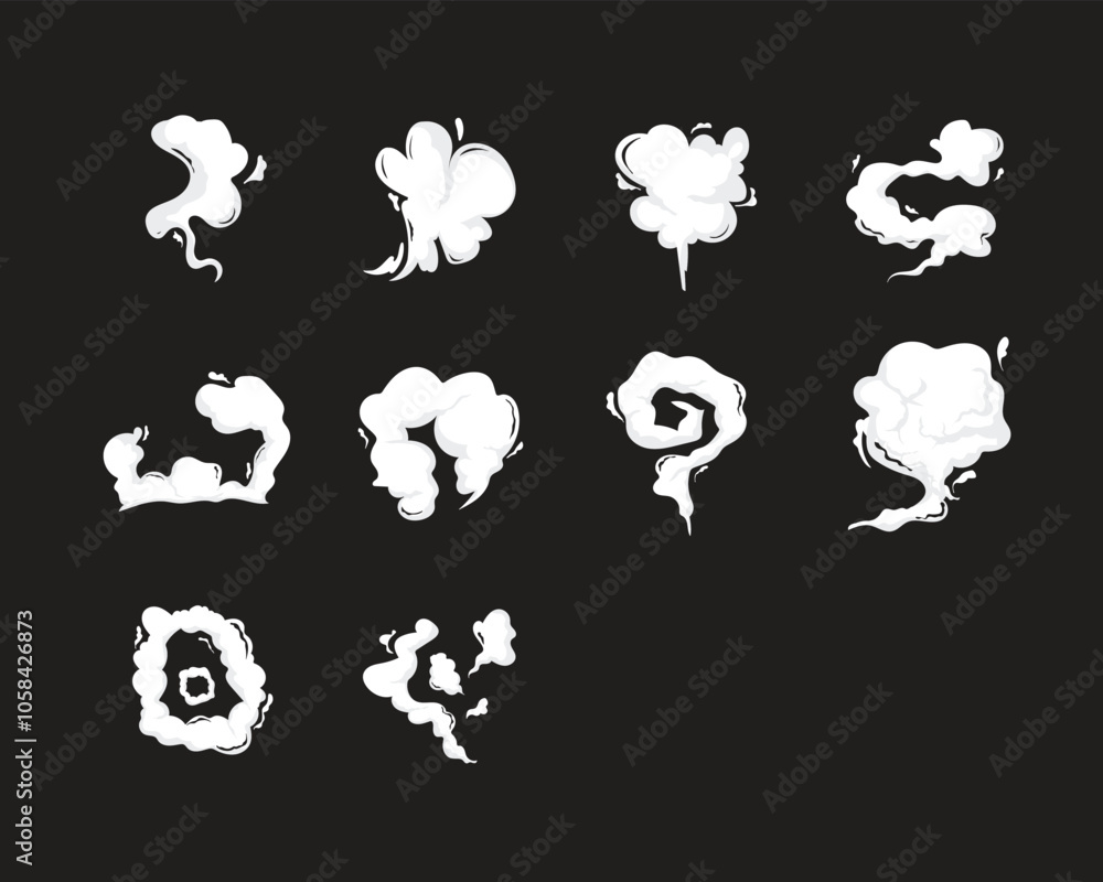 Smoke Cartoon Effect Smoke Cartoon Effect