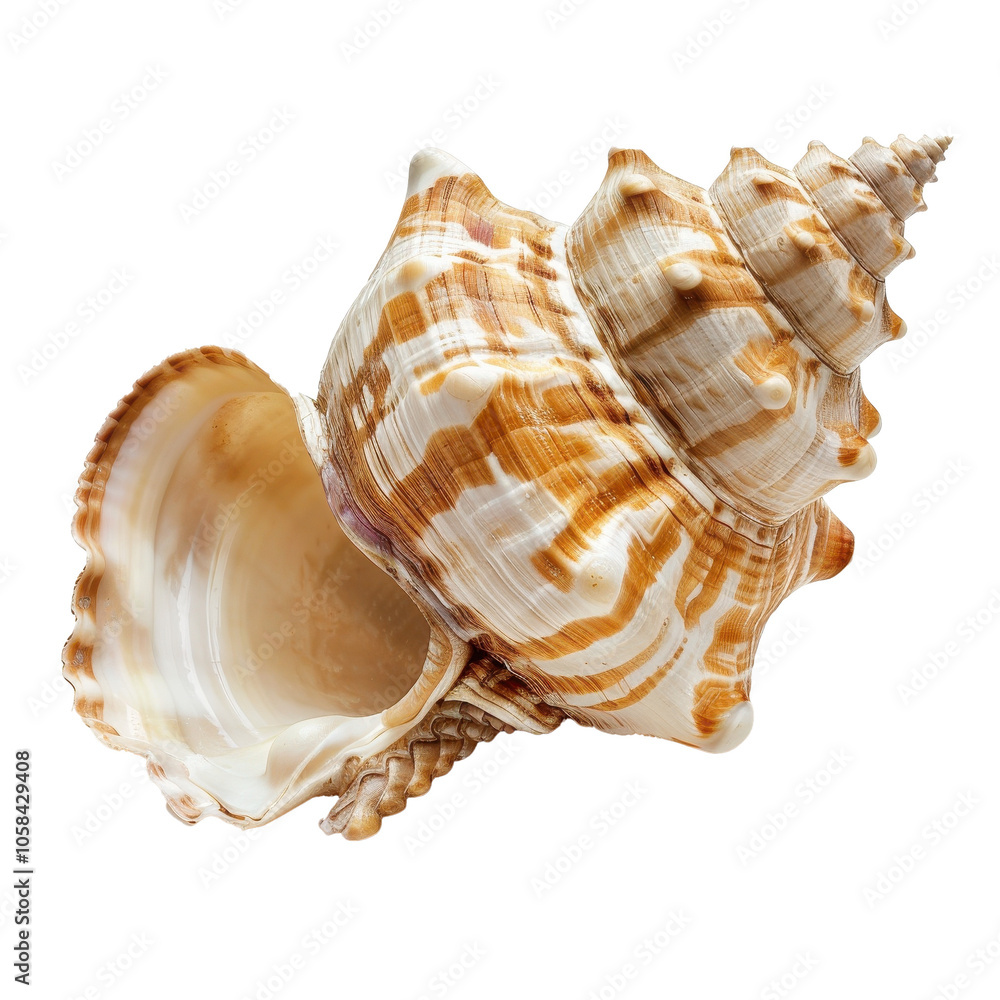Seashell Closeup: A Striking Spiral of Nature Seashell Closeup: A Striking Spiral of Nature