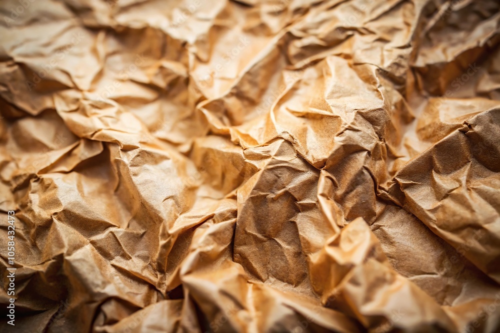 crumpled paper texture with a focus on the background and atmosphere, worn paper, dim lighting crumpled paper texture with a focus on the background and atmosphere, worn paper, dim lighting