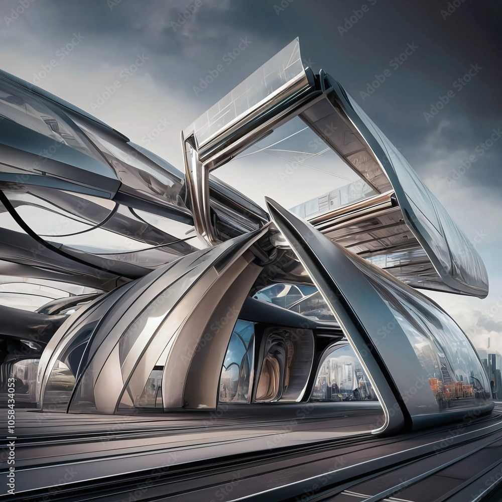 Obraz premium architecture and interior design, Dynamic Dimensions