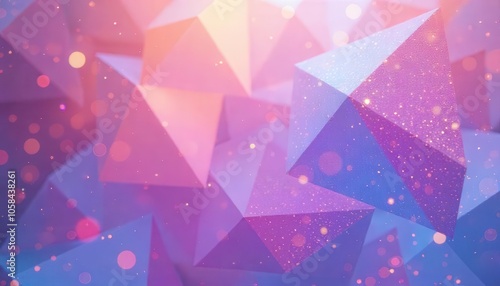 Wallpaper Mural Colorful Abstract Geometric Backdrop with Bold Shapes and Gradient Lighting Torontodigital.ca