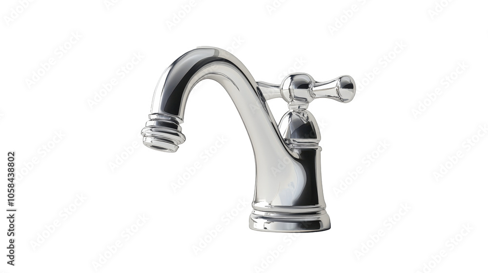 Modern Chrome Bathroom Faucet with Elegant Design Modern Chrome Bathroom Faucet with Elegant Design