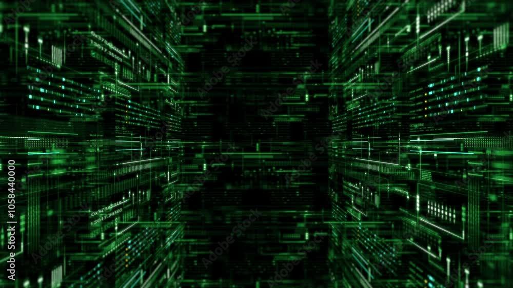 4K screen background with digital data code and HUD elements, ideal for text titles and horizontal displays. 4K screen background with digital data code and HUD elements, ideal for text titles and horizontal displays.