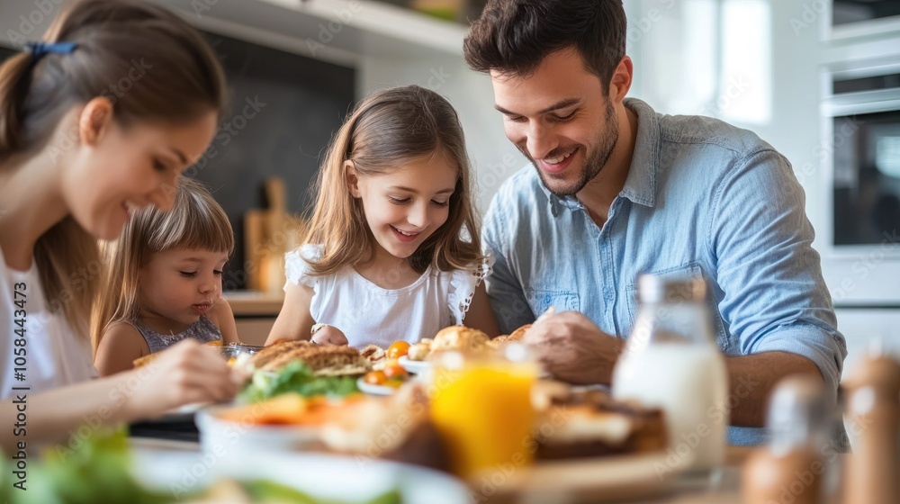Family Eating Together Family Eating Together