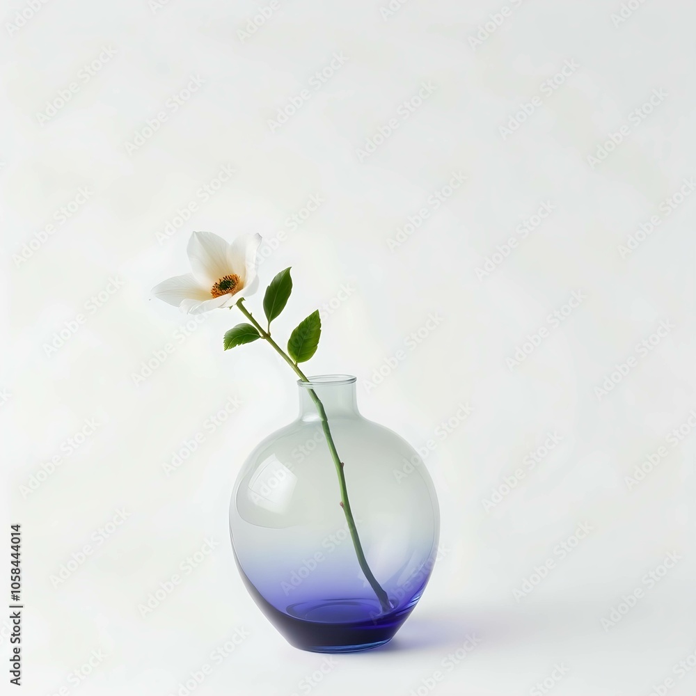 Flower vase isolated