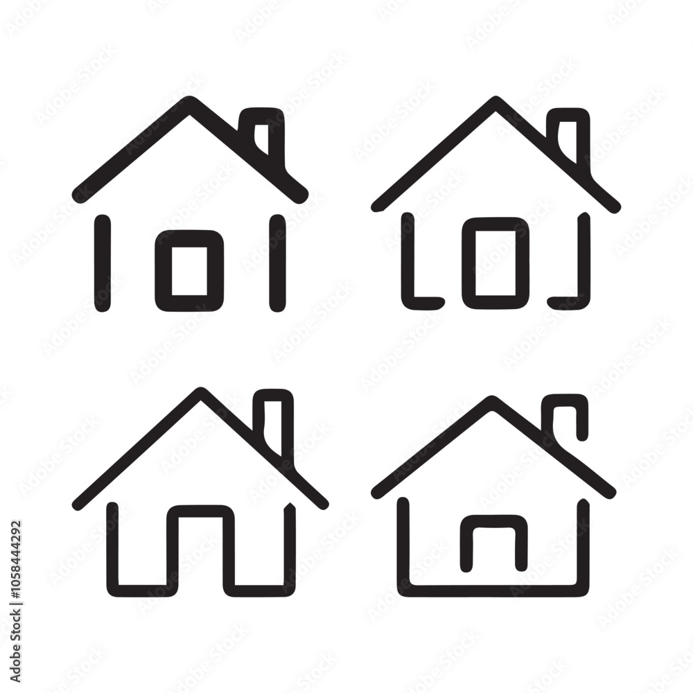 house icon set house icon set