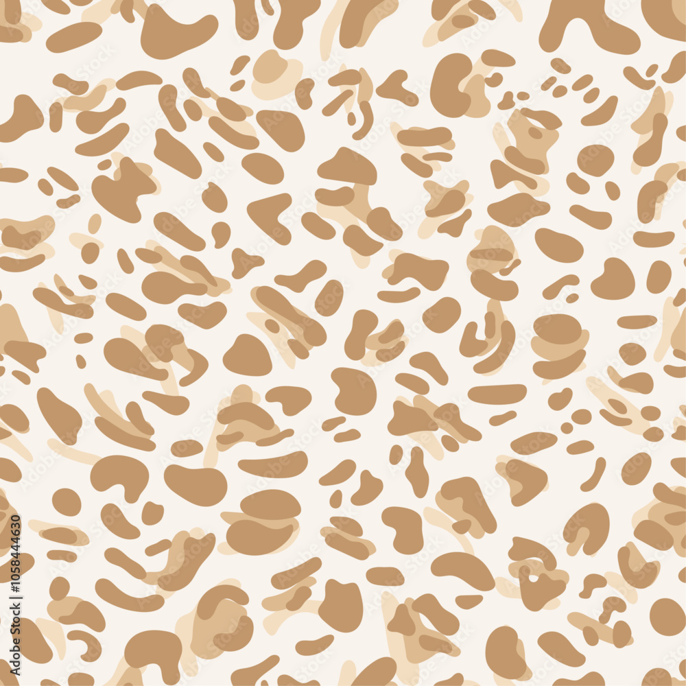 Brown Leopard print pattern animal seamless. Brown Leopard print pattern animal seamless.