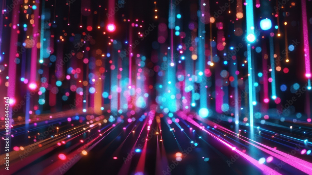 Fototapeta premium Abstract Colorful Lights