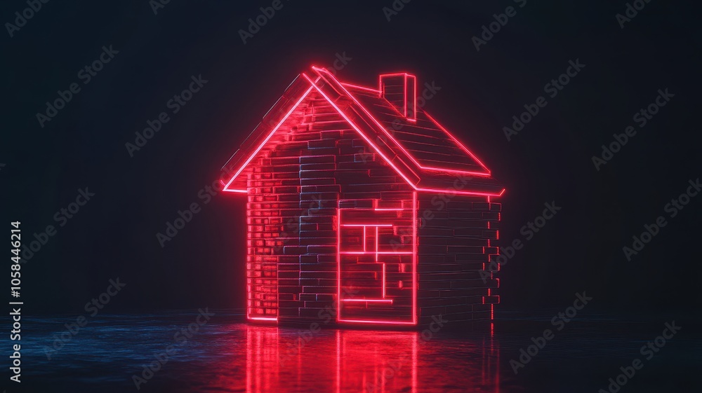 Real estate investment with A Blue house model surrounded by stacks of coins on a table, symbolizing real estate investment and financial growth,Concept for property ladder,Saving money. Real estate investment with A Blue house model surrounded by stacks of coins on a table, symbolizing real estate investment and financial growth,Concept for property ladder,Saving money.
