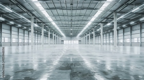 Empty Warehouse Interior