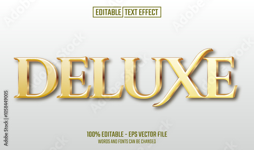 deluxe editable text effect