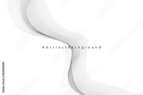 Abstract wavy line art background.