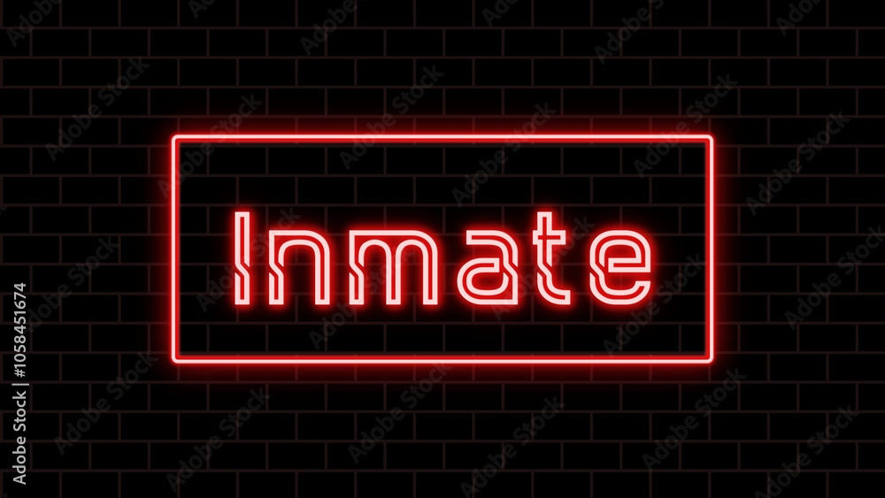Inmate のネオン文字 Inmate のネオン文字