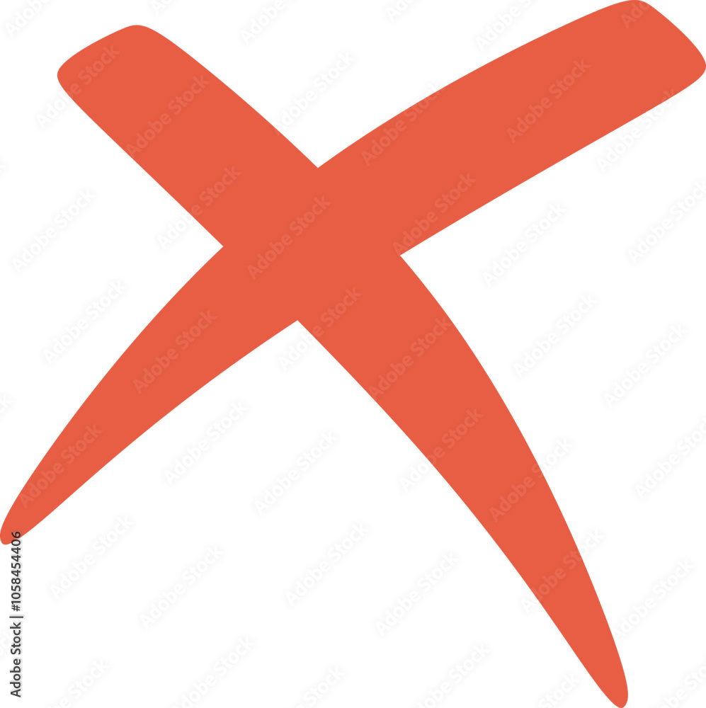 Fototapeta premium Cross Abstract Shape