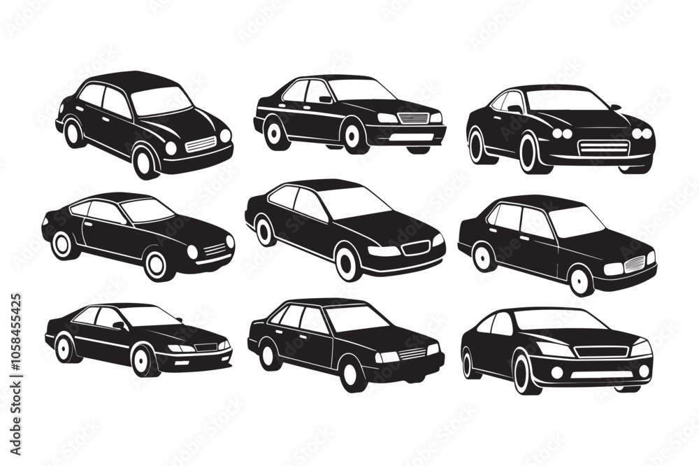 Car silhouette vector bundle illustration, Car silhouette vector, Car silhouette PNG Car silhouette vector bundle illustration, Car silhouette vector, Car silhouette PNG