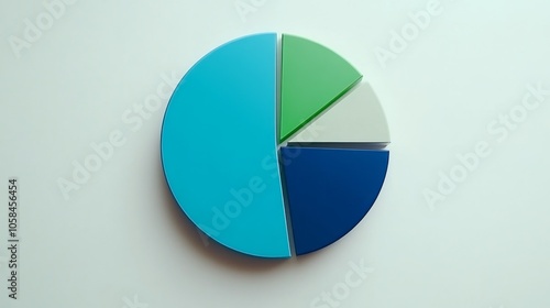 Colorful Pie Chart on a Light Background Free Download Colorful Pie Chart on a Light Background - GFXLoad