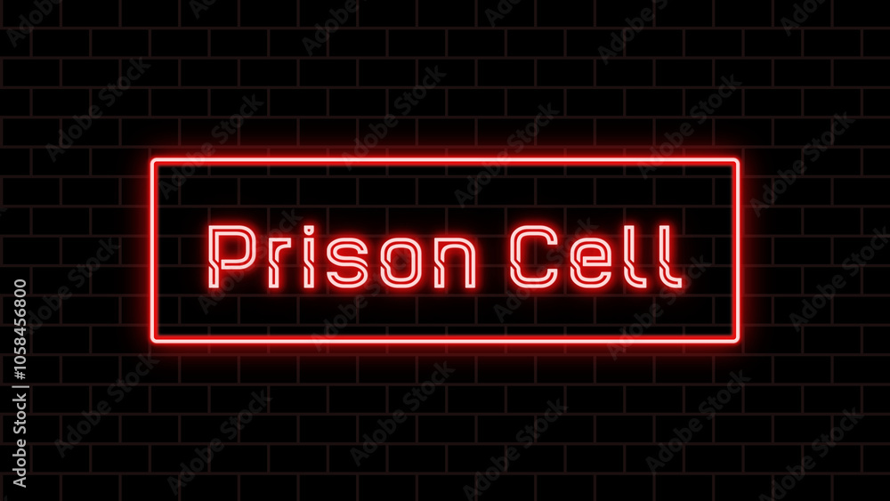 Prison Cell のネオン文字 Prison Cell のネオン文字