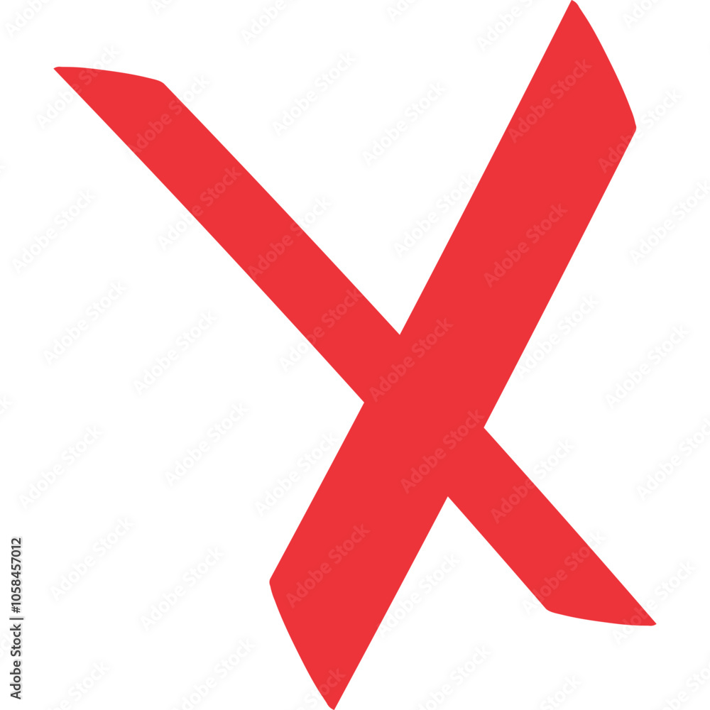 Cross Abstract Shape Cross Abstract Shape