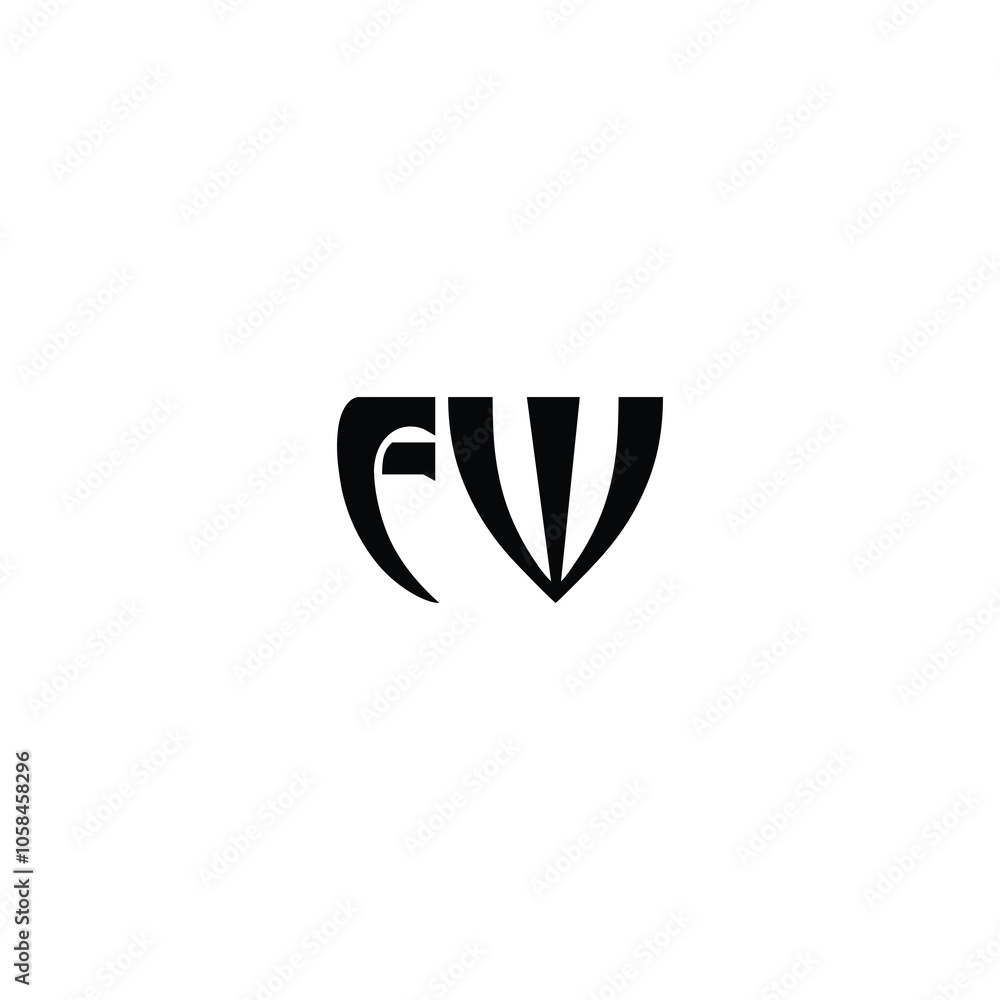 EW monogram logo design letter text name symbol monochrome logotype alphabet character simple logo EW monogram logo design letter text name symbol monochrome logotype alphabet character simple logo