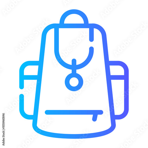 bag Line Gradient Icon