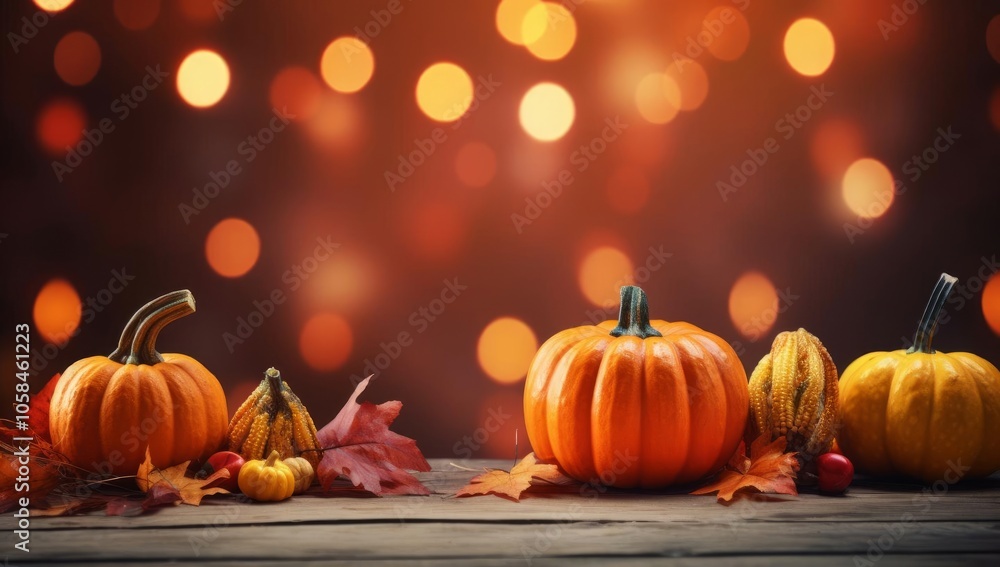 Festive Decor, Pumpkins and Leaves with Ears
Festive Decor, Pumpkins and Leaves with Ears