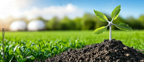 Wallpaper Mural Harnessing renewable energy for sustainable logistics a green revolution in transportation Torontodigital.ca