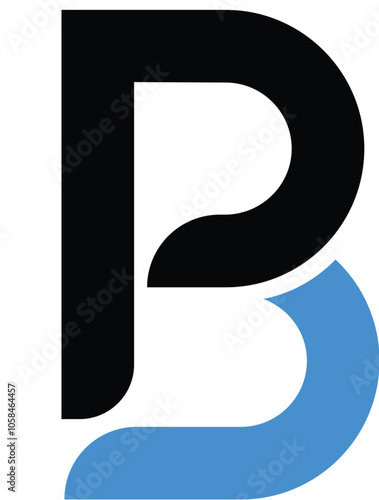 PB Letter Initial Logo Design Template Vector Illustration, Modern logo design vector icon.
