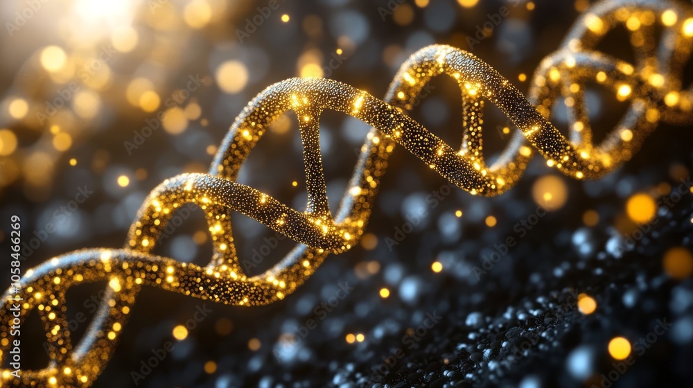 Colorful 3D Render of Intertwining DNA Strand, Showcasing Molecular Structure and Genetic Design Colorful 3D Render of Intertwining DNA Strand, Showcasing Molecular Structure and Genetic Design