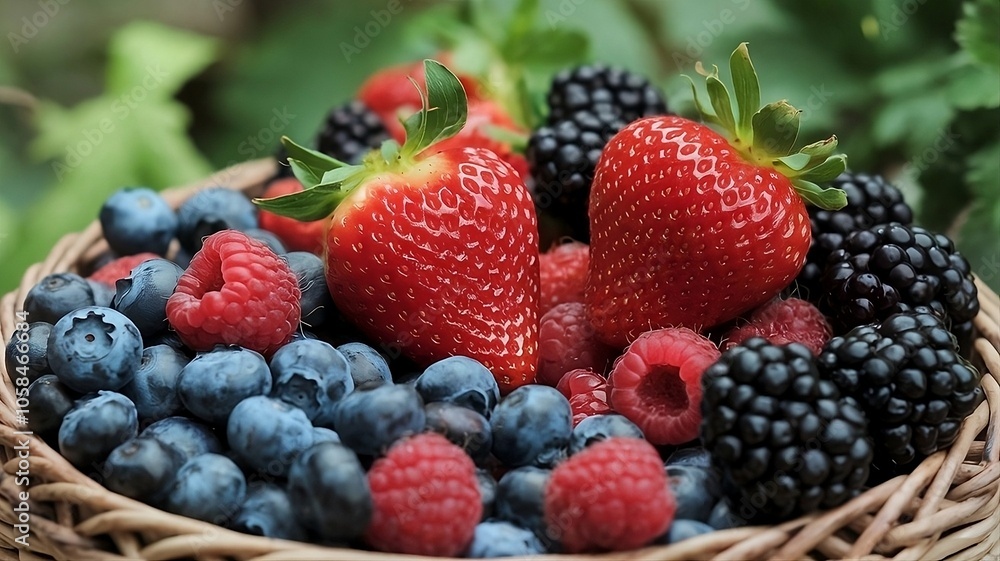 a basket filled with fresh and delicious fruits a basket filled with fresh and delicious fruits