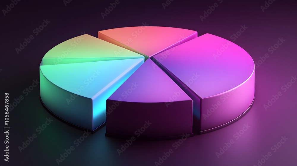 3D vector pie chart infographic template, semicircle form, divided into nine parts, smooth glowing texture, highly vibrant colors ranging from deep purple to neon green, modern and clean design, high
3D vector pie chart infographic template, semicircle form, divided into nine parts, smooth glowing texture, highly vibrant colors ranging from deep purple to neon green, modern and clean design, high