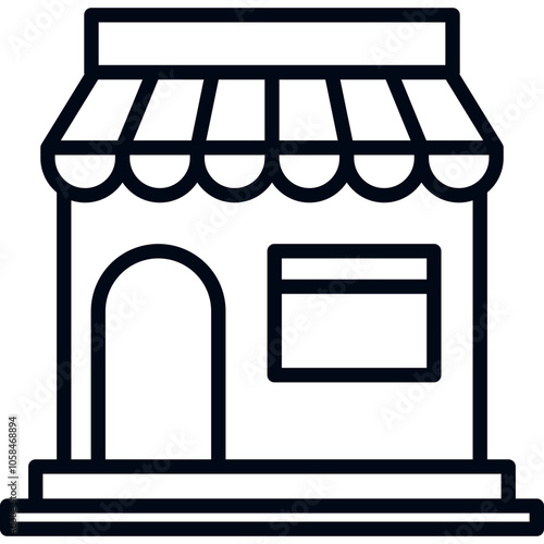 Store Icon Line